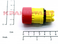 N0006844 MUSHROOM PUSH BUTTON