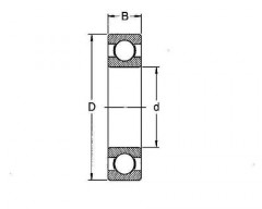 52393307 DEEP GROOVE BALL BEARING