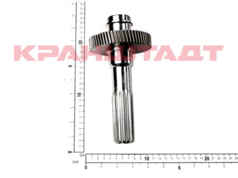 OUTPUT SHAFT WITH GEAR WHEEL 84141046-1