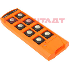 HTQ10430 Верхняя часть корпуса передатчика quadrix, radiomatic® iLOG, оранжевая, включая исполнительный элемент, зажимное кольцо и световод.
