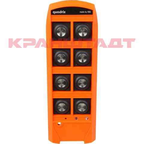 Верхняя часть корпуса передатчика quadrix, radiomatic® iLOG, оранжевая, включая исполнительный элемент, зажимное кольцо и световод. HTQ10430-5